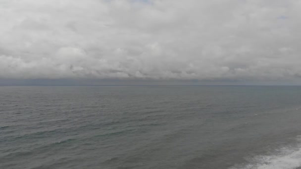 Красиве Хвилясте Чорне Море — стокове відео