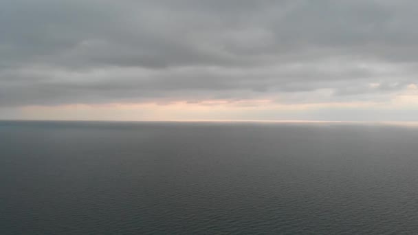 Piękne Falujące Czarne Morze — Wideo stockowe