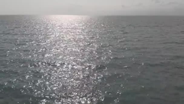 Mar Negro Bonito Ondulado — Vídeo de Stock