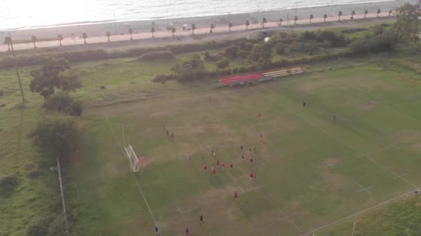 足球和足球训练 — 图库视频影像