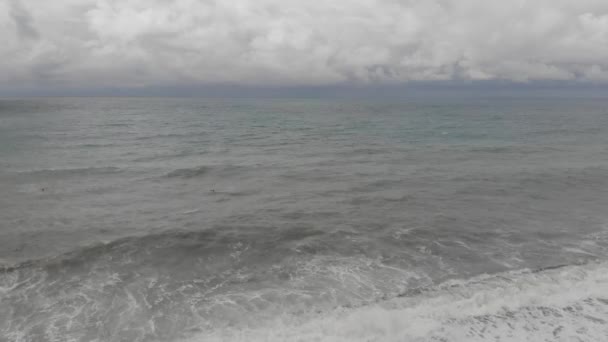 Hermoso Ondulado Mar Negro — Vídeo de stock