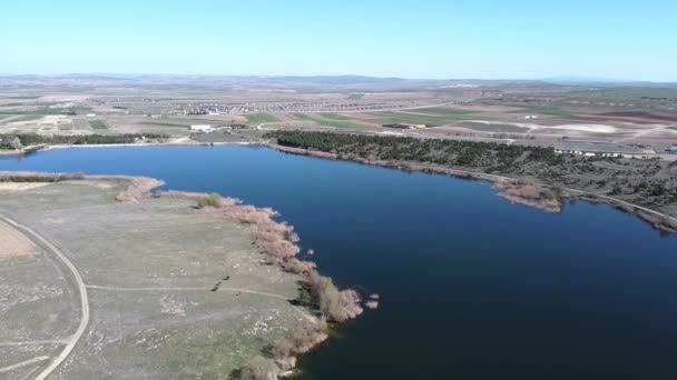 Lago Ikizce Localizado Aldeia Ankara Glba Ikizce Foi Tomado Como — Vídeo de Stock