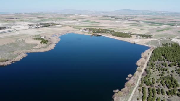 Lago Ikizce Localizado Aldeia Ankara Glba Ikizce Foi Tomado Como — Vídeo de Stock