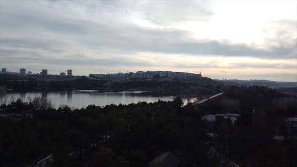 Mavi Göl Bayindir Barajı Mamak Ankara Mavi Gol Bayindir Baraji — Stok video