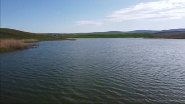 Dikilitas Goleti - Dikilitas, Golbasi / ANKARA Havacılık ve gölün kıyı günbatımı görüntüleri.