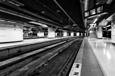 Barselona 'daki tren istasyonu.
