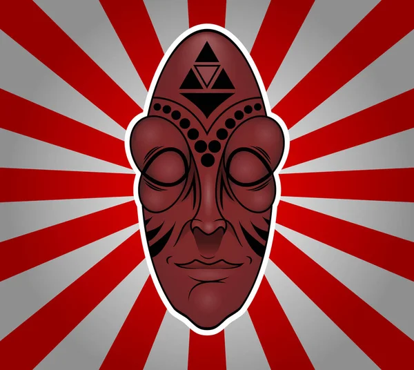 Afrika maskesi gösteren resim