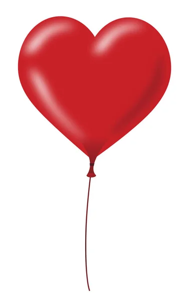 Red Vector Balloon — Stock Vector