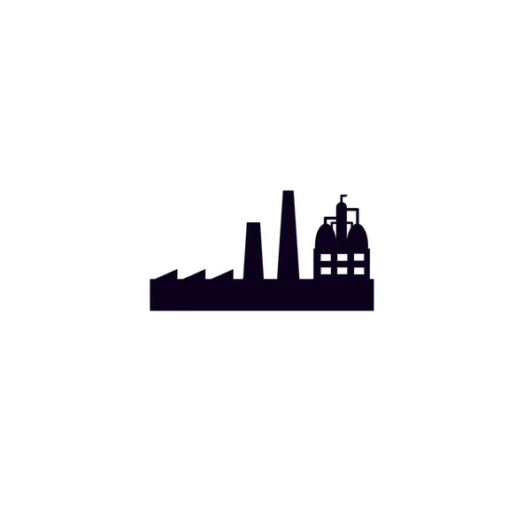 Ikona Przemysłowa Białym Tle — Zdjęcie stockowe