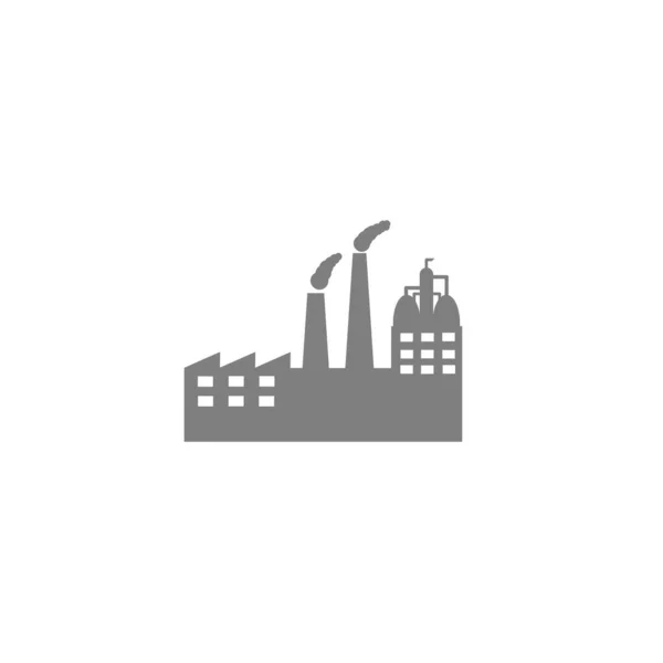 Industrie Ikone Auf Weißem Hintergrund — Stockfoto