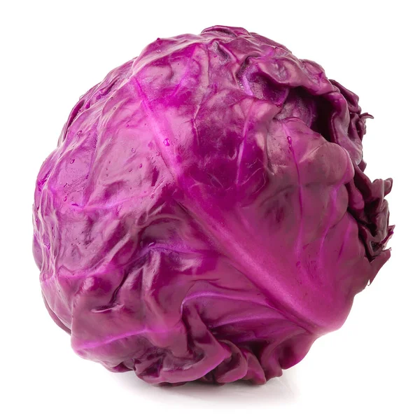 Red cabbage isolated on a white background — Stock Photo, Image