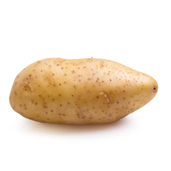 Świeże ziemniaki wyizolowane na białym tle. — Zdjęcie stockowe