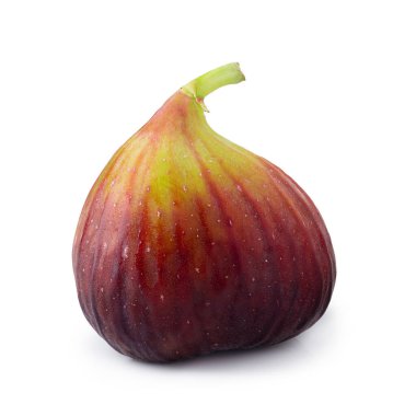 Taze incir meyvesi beyaz arkaplanda izole.