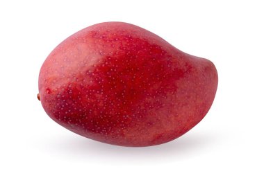 Mango meyvesi beyaz bir arkaplan üzerinde izole