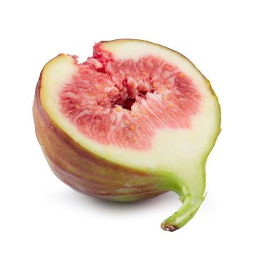 Taze incir meyvesi beyaz arkaplanda izole.