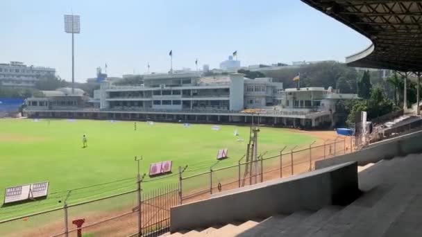 Βομβάη Maharashtra Ινδία Ιανουαρίου 2020 Σαλάμ Βομβάη Πραγματοποιήθηκε Αγώνας Κρίκετ — Αρχείο Βίντεο