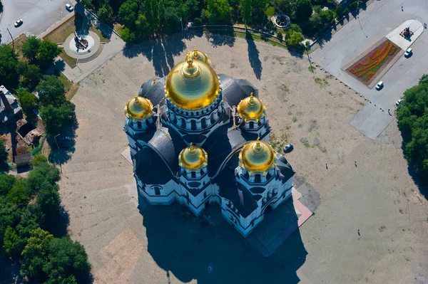 Felemelkedés Katedrális Sík Novocherkassk Tavasz — Stock Fotó