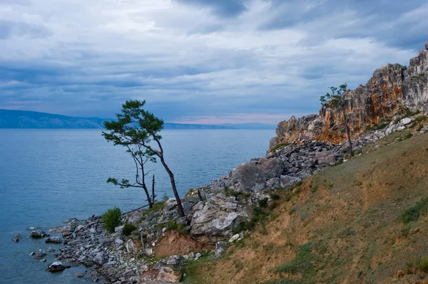 Вид Берега Озеро Байкал — стоковое фото