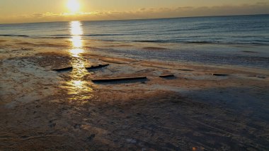 Litvanya 'da Sahil Baltık Denizi 