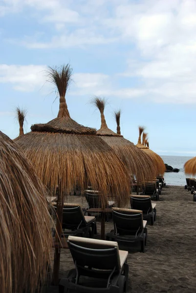 Praia Tenerife Ocean Canary Espanha — Fotografia de Stock