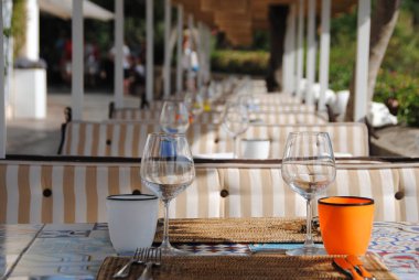 Capri, İtalya 'daki İtalyan Restoranı