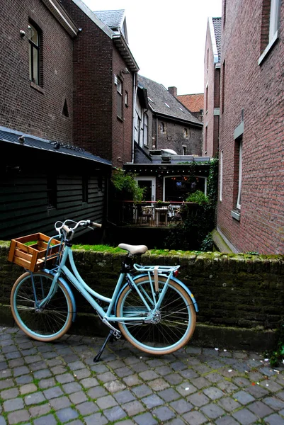 Uma Pequena Rua Maastricht Holanda — Fotografia de Stock