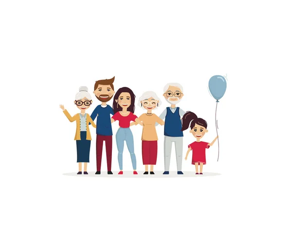 Family. Vector illustration. Flat. People