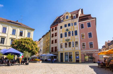 Bautzen, Saksonya, Almanya 'daki tarihi pazar