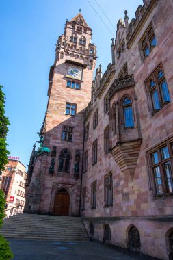 Rathaus Town Hall Saarbrucken şehrinde, Almanya