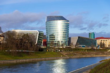 Modern ofis binaları, vilnius, Litvanya