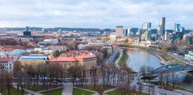 Vilnius 'un panoramik görüntüsü