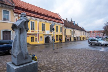 Litvanya Vilnius 'taki Taras Shevchenko Anıtı
