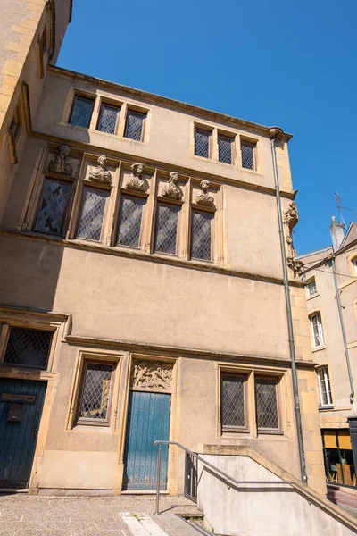 Metz Frankrijk Augustus 2019 Maison Des Tetes Fournirue Huis Van — Stockfoto
