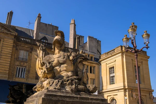 Metz Frankrijk Augustus 2019 Bevrijdingsmonument Metz Een Oorlogsmonument Place Armes — Stockfoto