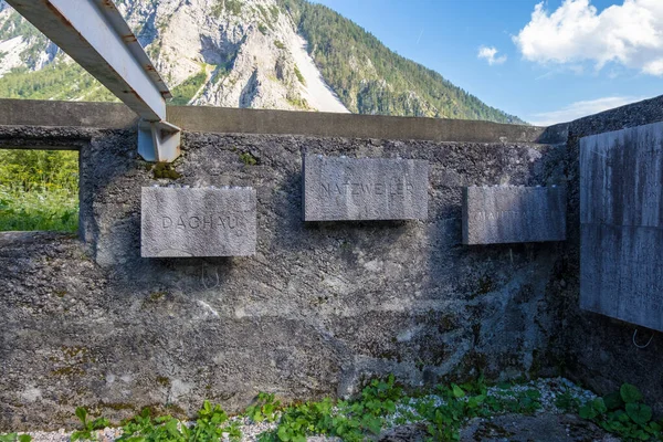 Ljubelj Slovenië Augustus 2019 Resten Van Kamp Loibl Slovenië Memorial — Stockfoto