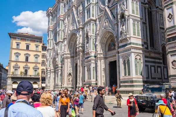 Florence Italie Août 2019 Cathédrale Santa Maria Del Fiore Sur — Photo