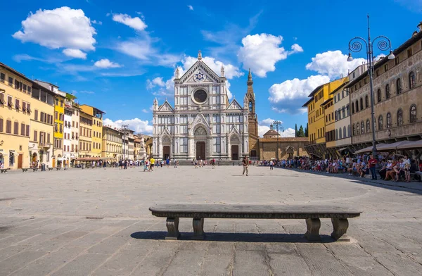 Florence Italy Серпня 2019 Basilica Santa Croce Або Basilica Holy — стокове фото