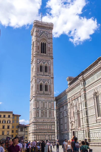 Florence Italie Août 2019 Cathédrale Santa Maria Del Fiore Campanile — Photo