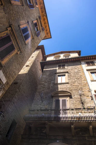 Florença Itália Agosto 2019 Vista Baixo Ângulo Rua Centro Histórico — Fotografia de Stock