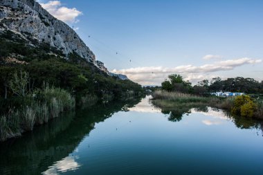 Antalya sarsu deresinde yansma ve teleferik