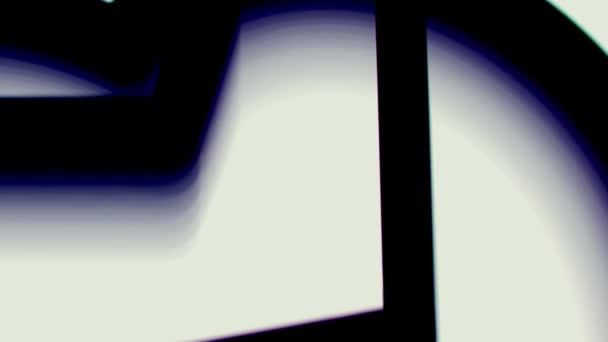 Des objets vibrants brillants dans des mouvements bizarres. Fond visuel couleur animé. Morphage par gradient abstrait .