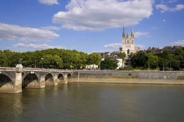 Maine Kathedraal Saint Maurice Angers Maine Loire Frankrijk — Stockfoto