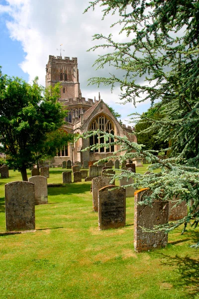 Історична Церква Котсвілдс Нортлеху Глостершир Англія Велика Британія — стокове фото