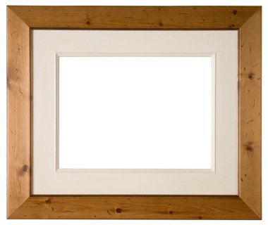 Çam ağacı boş çerçeve kesilmiş