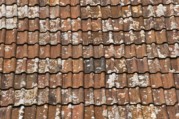 Patrón Techo Pantile Marco Completo Fondo Cerca — Foto de Stock