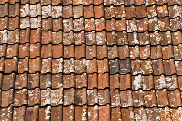 Pantile Roof Pattern Full Frame Background Close — Stock Photo, Image