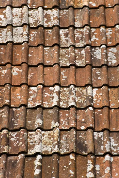 Pantile Roof Pattern Full Frame Background Close — Stock Photo, Image