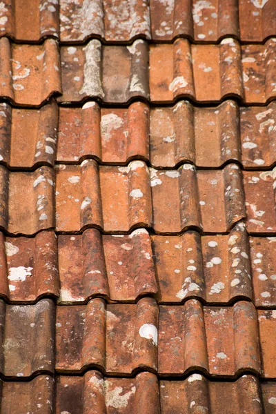 Pantile Motif Toit Plein Cadre Fond Fermer — Photo