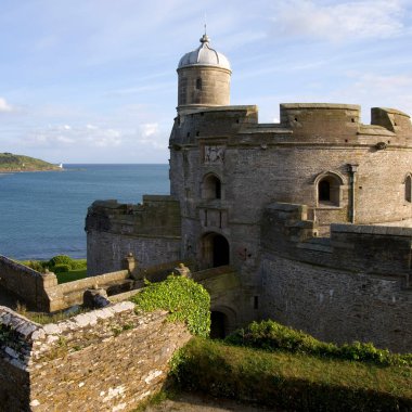 St. Mawes Şatosu, Cornwall, İngiltere, İngiltere, Avrupa