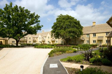 Gloucestershire, İngiltere 'de yeni bir emeklilik sitesi.